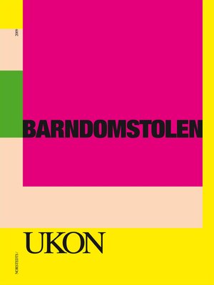 cover image of Barndomstolen